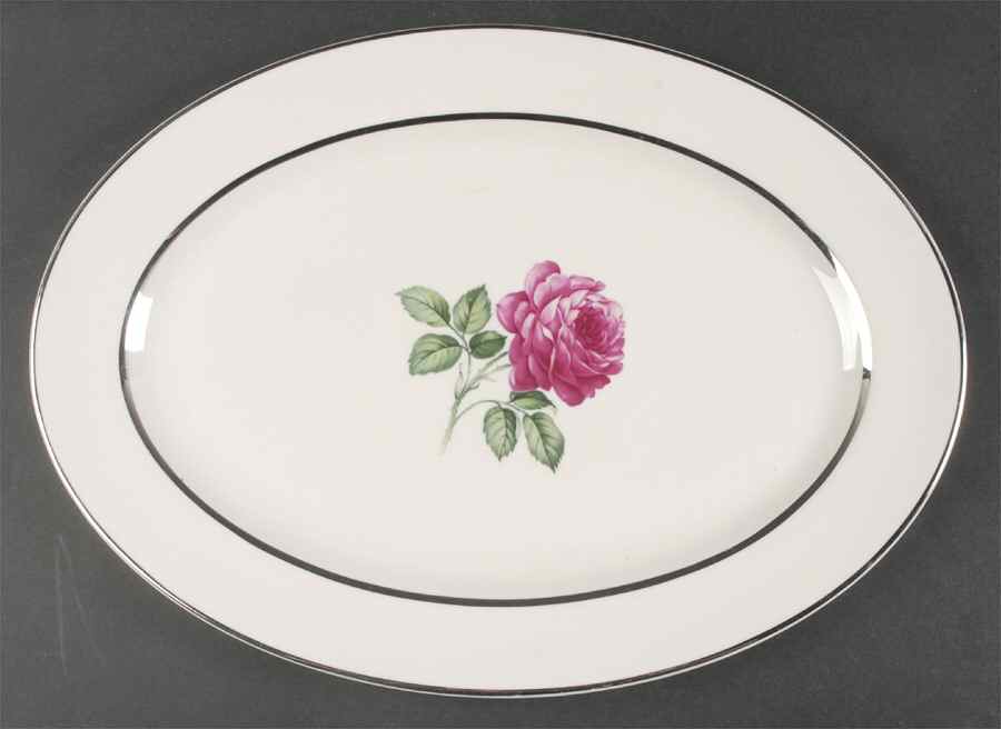 EMB6 15" Oval Serving Platter by Embassy (American)-1