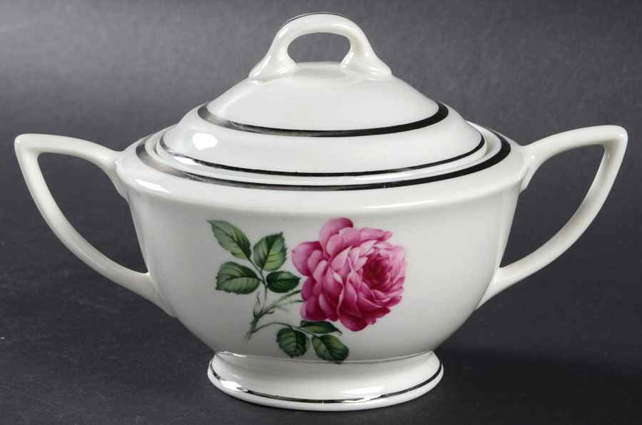 EMB6 Sugar Bowl & Lid by Embassy (American)-1