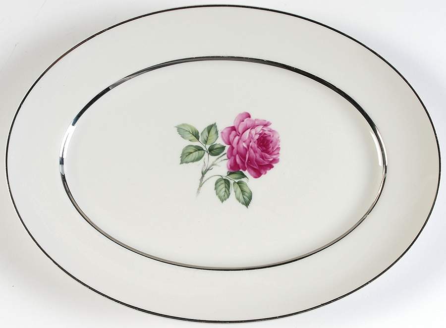 EMB6 11" Oval Serving Platter by Embassy (American)-1