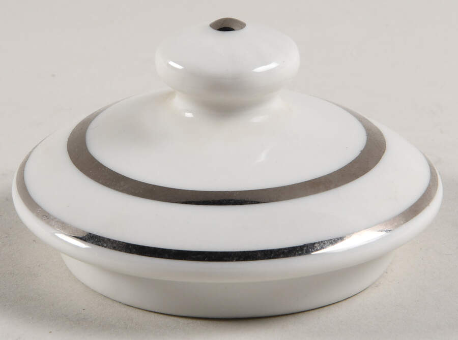 Gray Rose Lid for Teapot by Embassy (American)-1