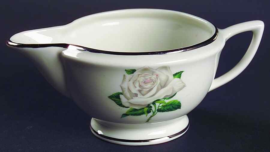Gray Rose Creamer by Embassy (American)-1