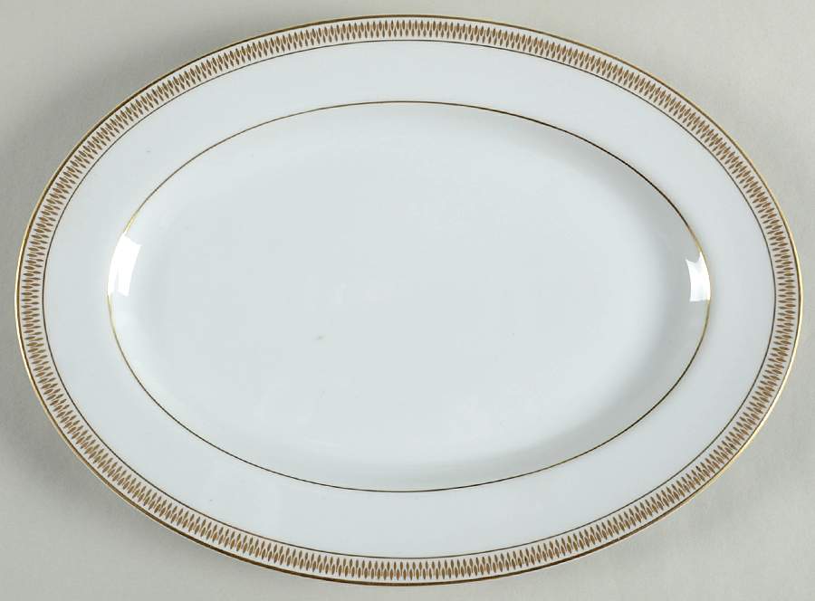 Dalene 12" Oval Serving Platter by Emdeko-1