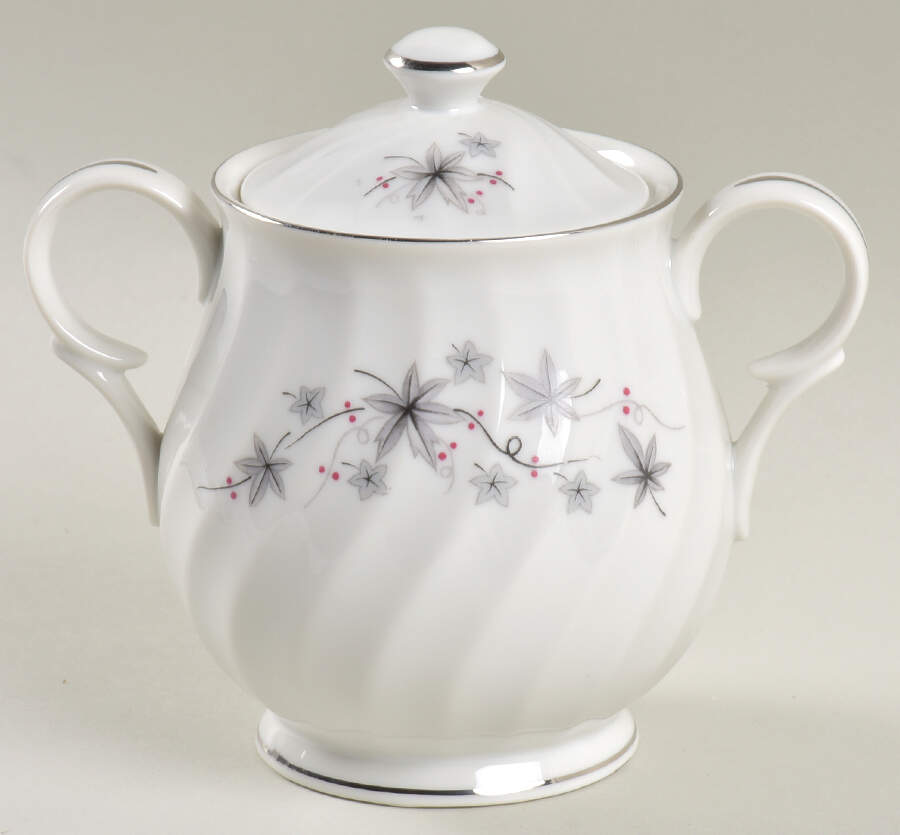 Allegro Sugar Bowl & Lid by Empress (Japan)-1