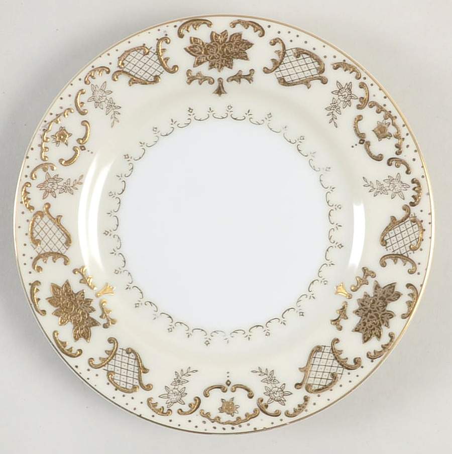 Anniversary Bread & Butter Plate by Empress (Japan)-1