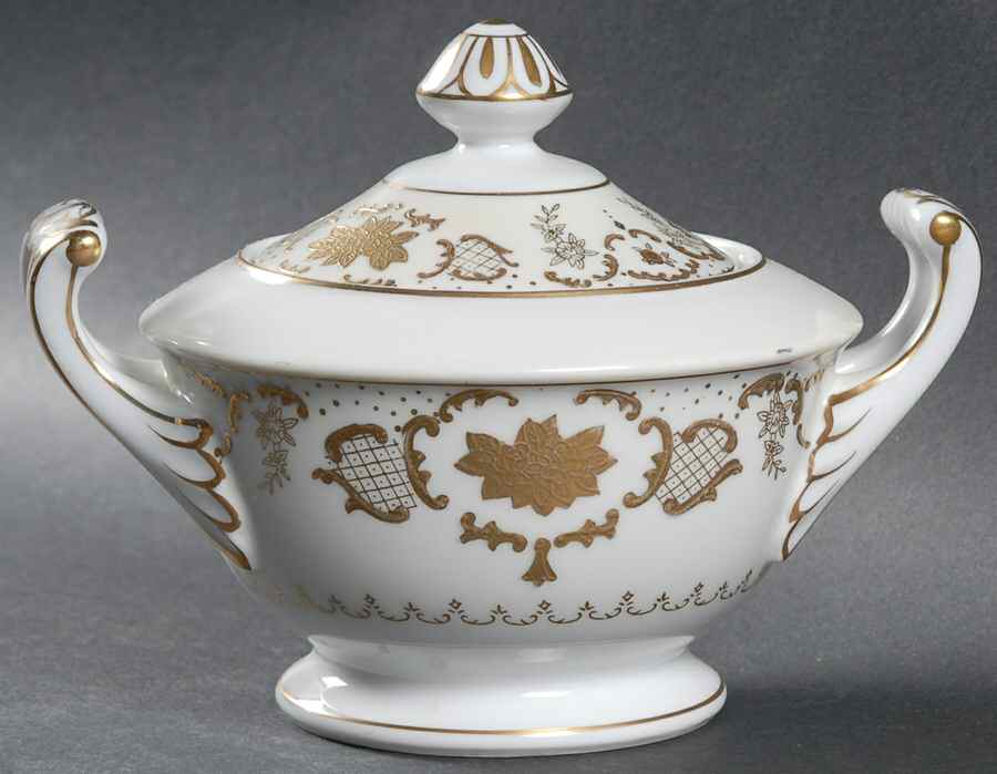 Anniversary Sugar Bowl & Lid by Empress (Japan)-1