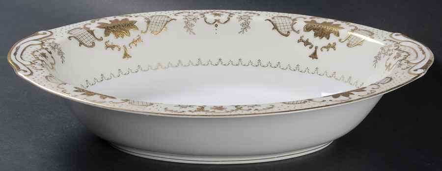 Anniversary 10" Oval Vegetable Bowl by Empress (Japan)-1