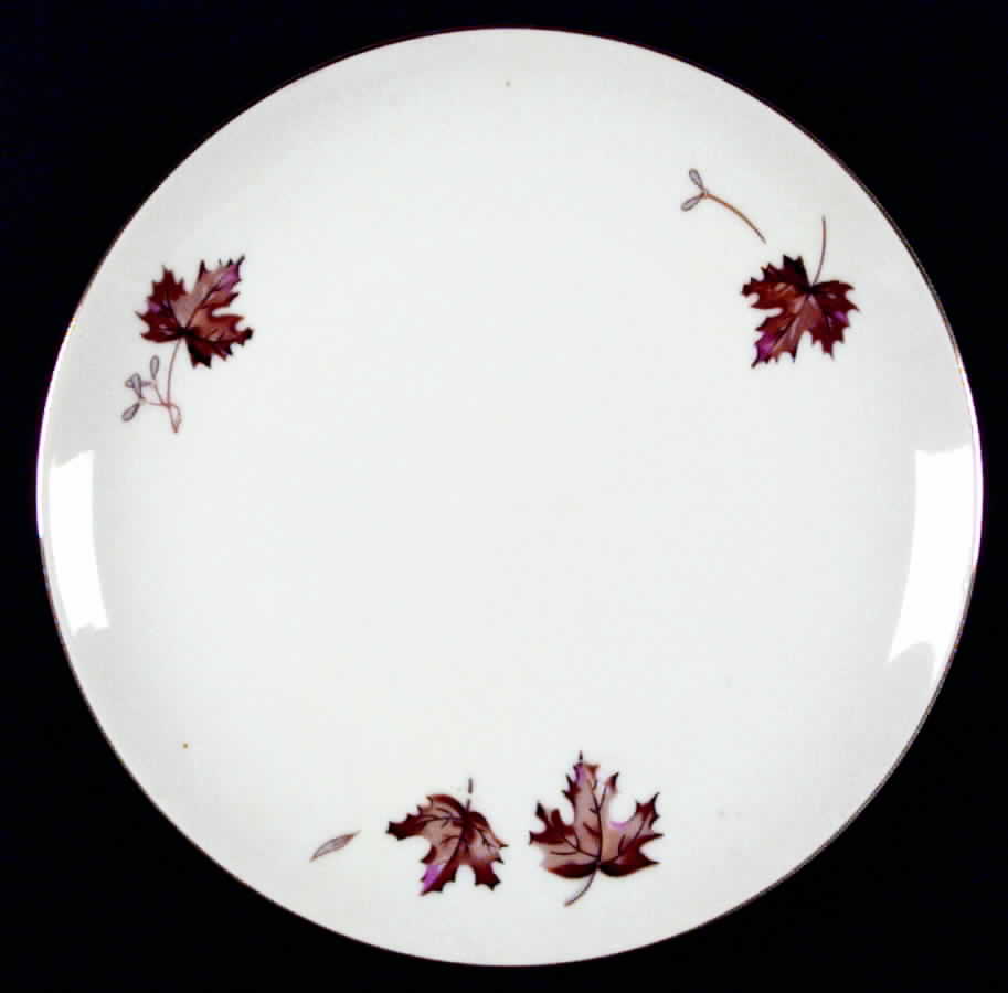 Autumn Leaves Salad Plate by Empress (Japan)-1