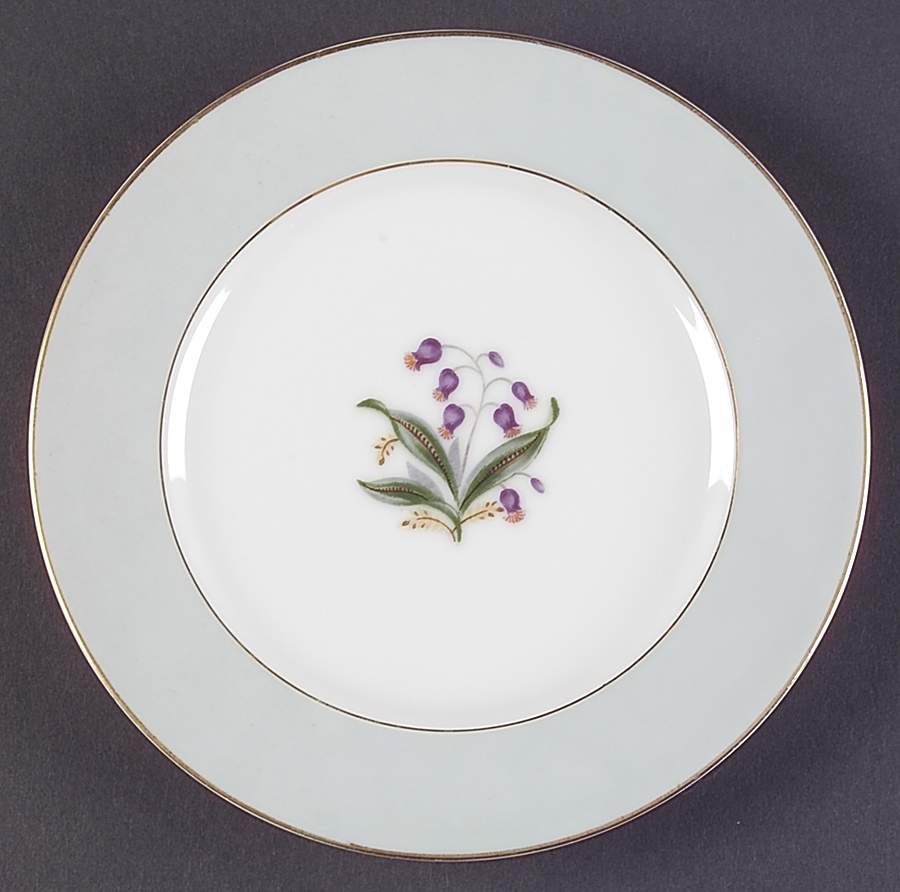 Blue Belle Bread & Butter Plate by Empress (Japan)-1