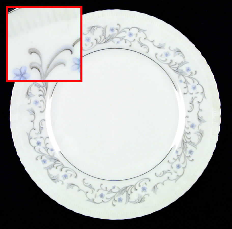 Blue Ridge Dinner Plate by Empress (Japan)-1