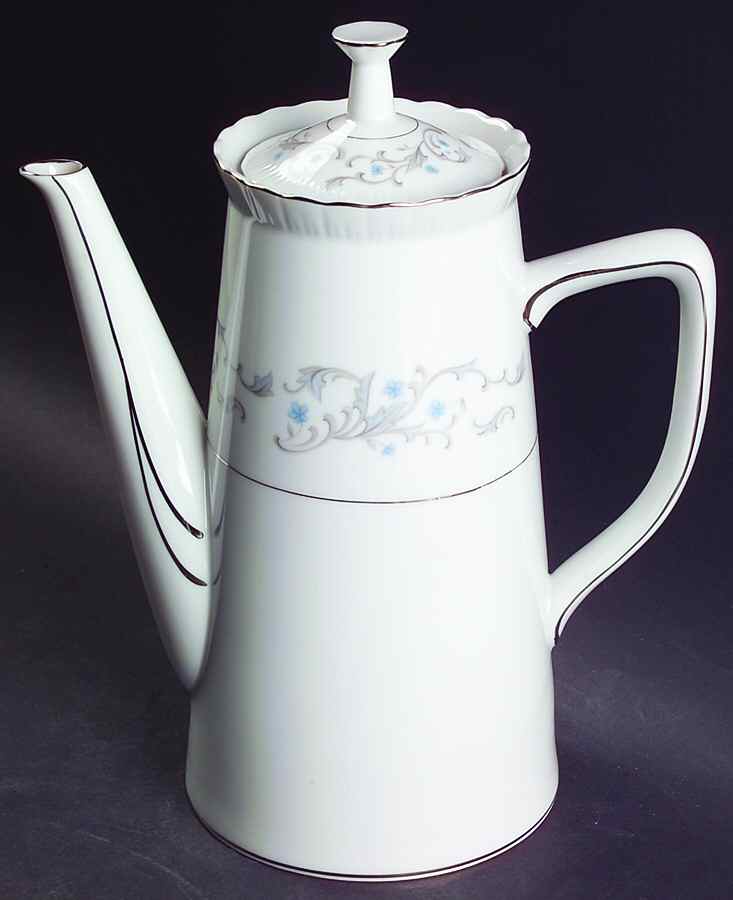 Blue Ridge Coffee Pot & Lid by Empress (Japan)-1