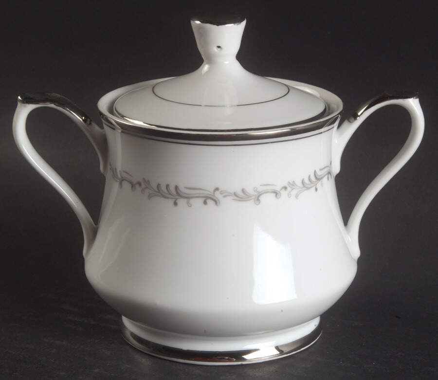Celebration Sugar Bowl & Lid by Empress (Japan)-1