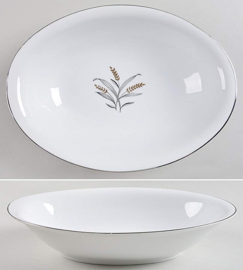 Concerto 10" Oval Vegetable Bowl by Empress (Japan)-1