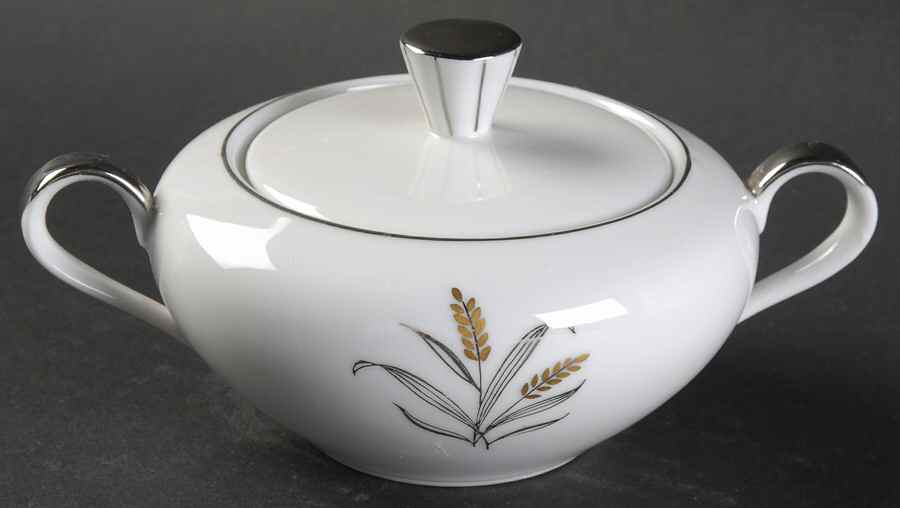 Concerto Sugar Bowl & Lid by Empress (Japan)-1