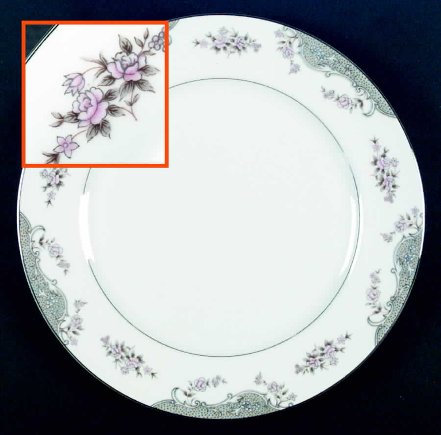 Continental Dinner Plate by Empress (Japan)-1