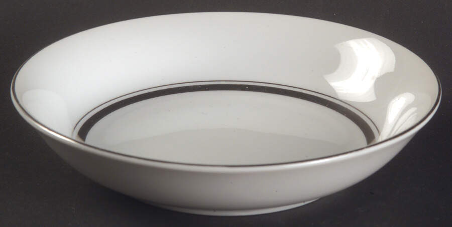 Crown Platinum Fruit/Dessert (Sauce) Bowl by Empress (Japan)-1