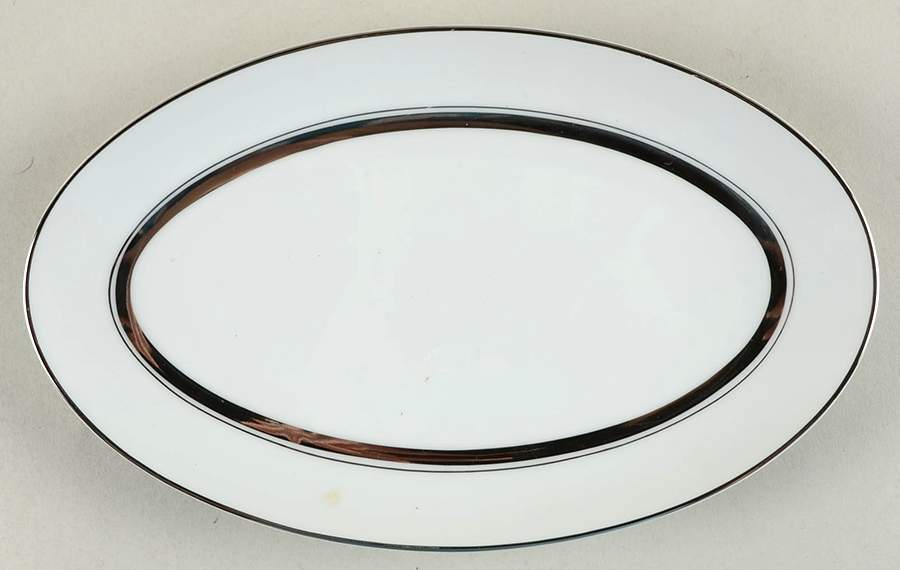 Crown Platinum Relish/Gravy Underplate by Empress (Japan)-1