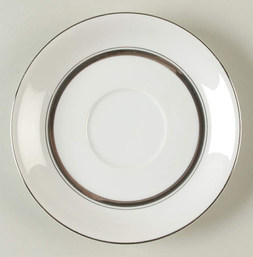 Crown Platinum Saucer by Empress (Japan)-1