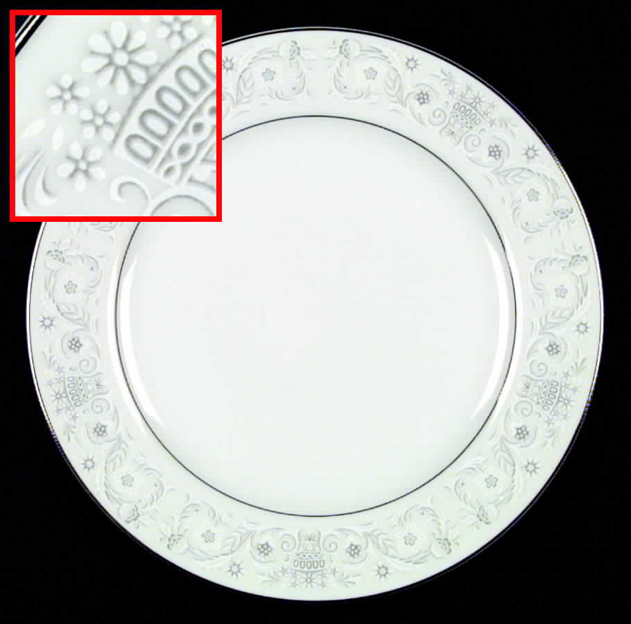 Damask Dinner Plate by Empress (Japan)-1