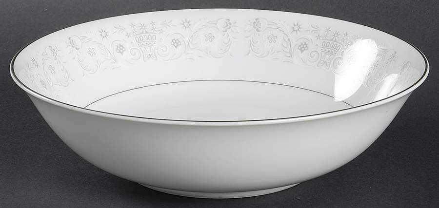 Damask 9" Round Vegetable Bowl by Empress (Japan)-1