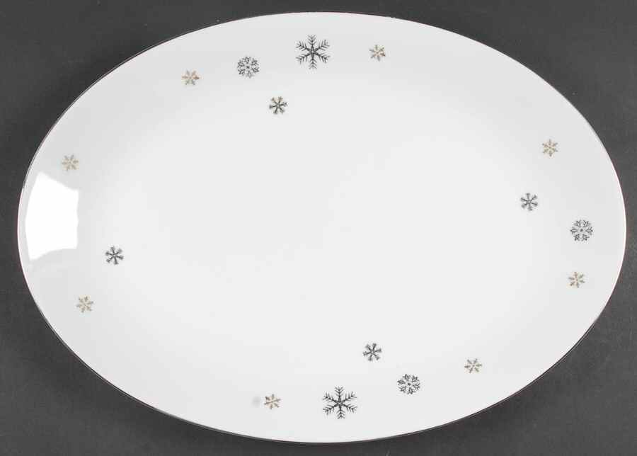 Dawn 16" Oval Serving Platter by Empress (Japan)-1