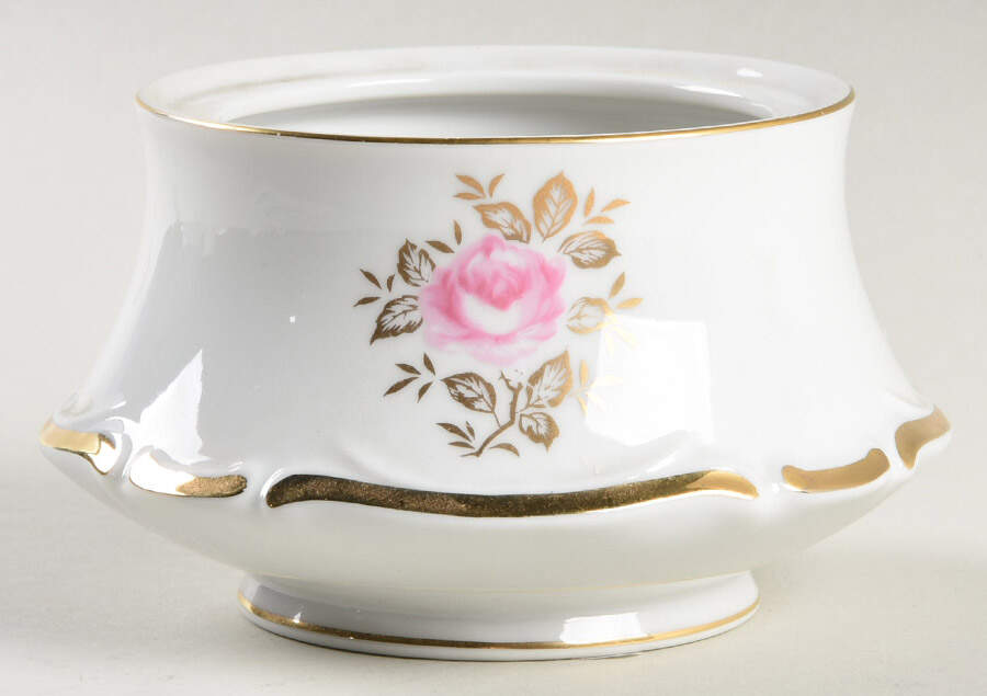 Elegant Rose Sugar Bowl No Lid by Empress (Japan)-1