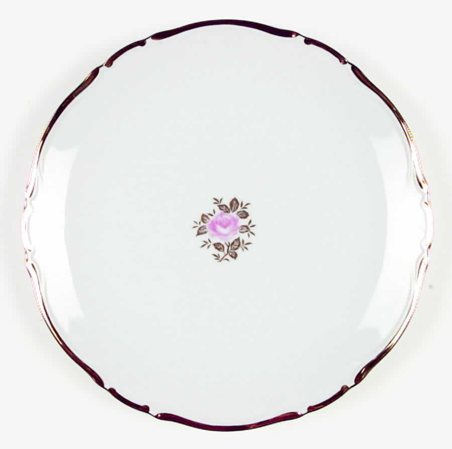 Elegant Rose Dinner Plate by Empress (Japan)-1