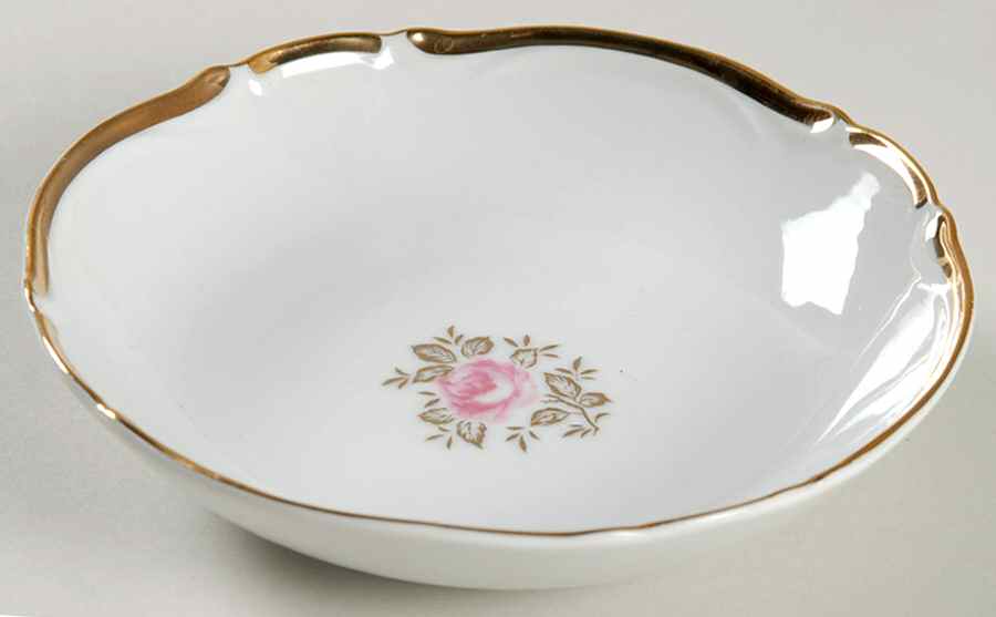Elegant Rose Fruit/Dessert (Sauce) Bowl by Empress (Japan)-1