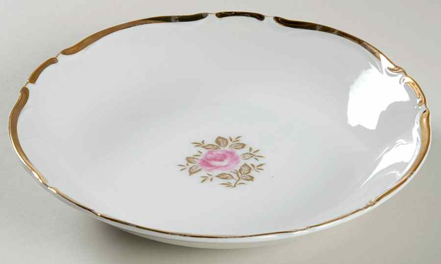 Elegant Rose Coupe Soup Bowl by Empress (Japan)-1
