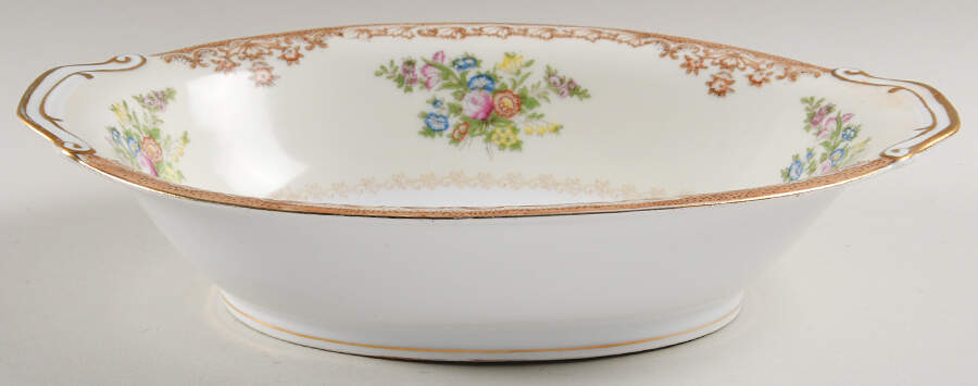 EMP1 11" Oval Vegetable Bowl by Empress (Japan)-1