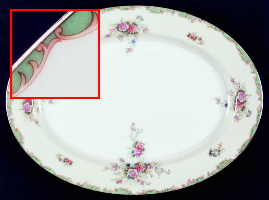EMP18 14" Oval Serving Platter by Empress (Japan)-1