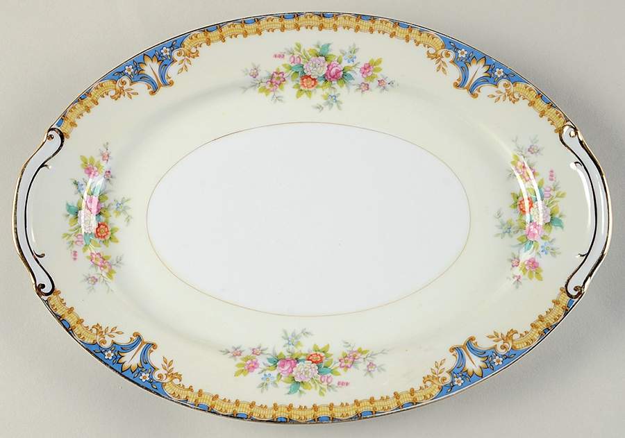 EMP2 11" Oval Serving Platter by Empress (Japan)-1