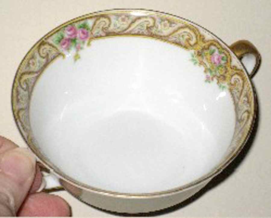 EMP25 (JAPAN) Flat Cream Soup Bowl by Empress (Japan)-1
