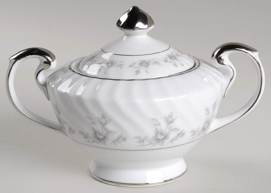 Essex Sugar Bowl & Lid by Empress (Japan)-1