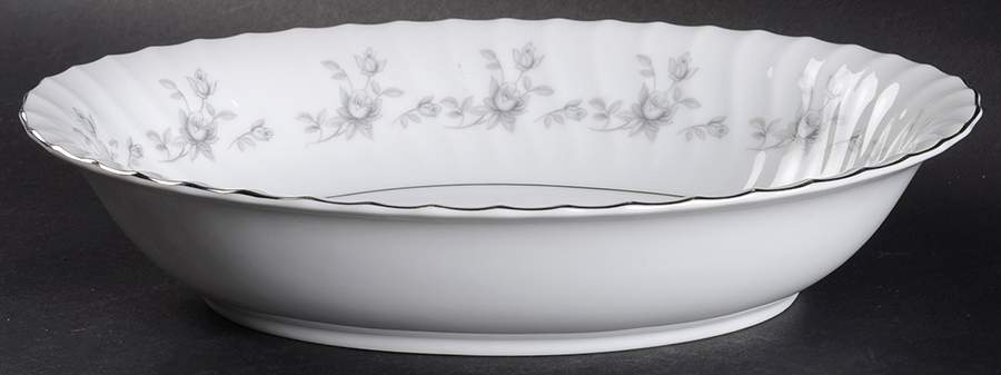 Essex 10" Oval Vegetable Bowl by Empress (Japan)-1