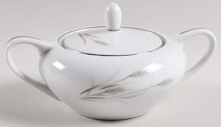 Fiesta Sugar Bowl & Lid by Empress (Japan)-1