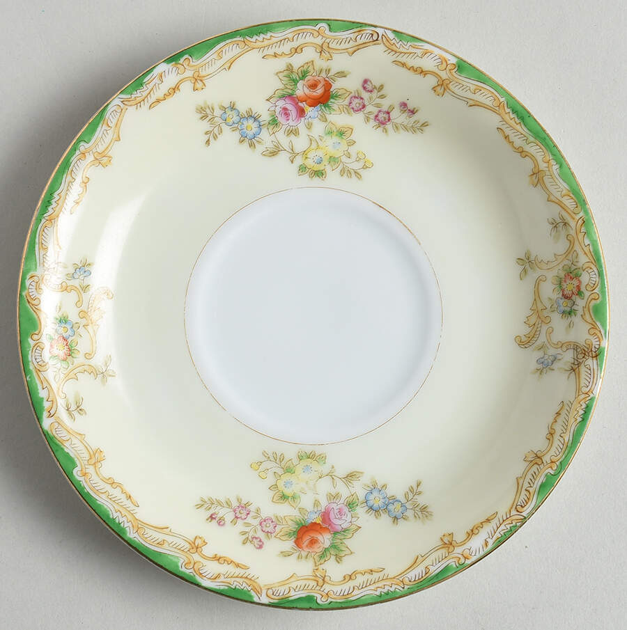 Flora (No #) Saucer by Empress (Japan)-1