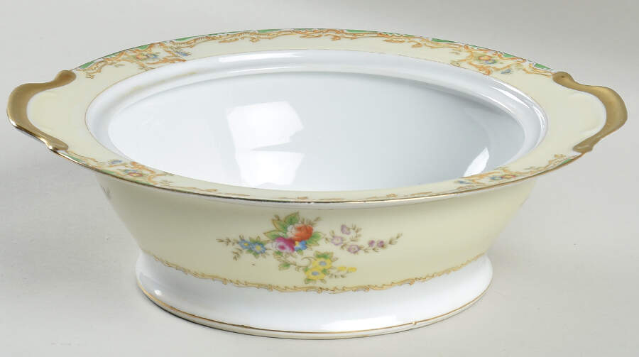 Flora (No #) Round Vegetable No Lid by Empress (Japan)-1