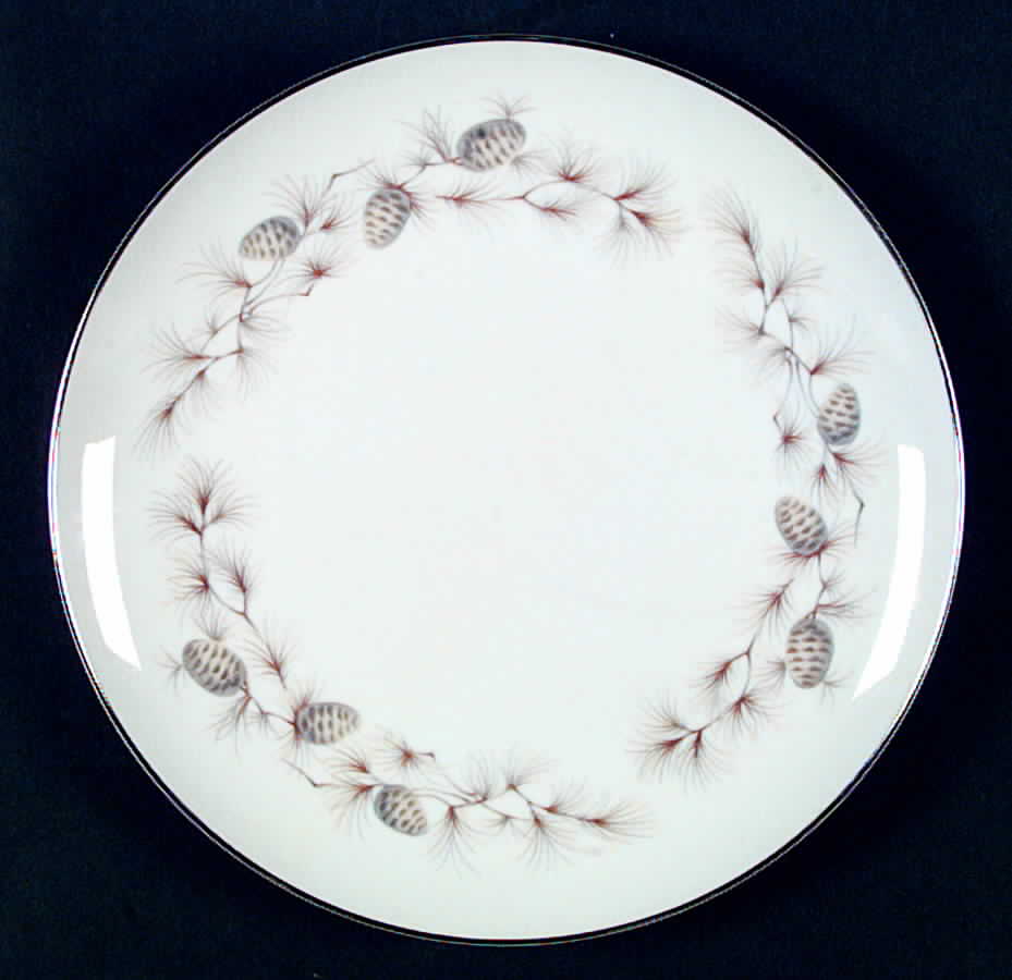 Garland of Cone Dinner Plate by Empress (Japan)-1