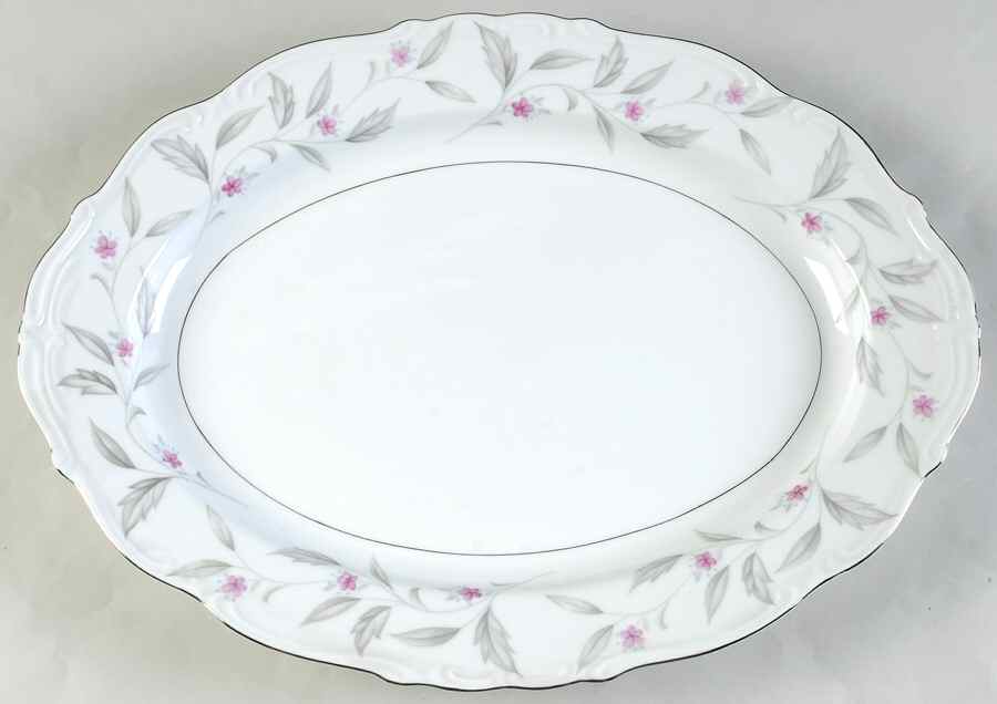 Garland 16" Oval Serving Platter by Empress (Japan)-1