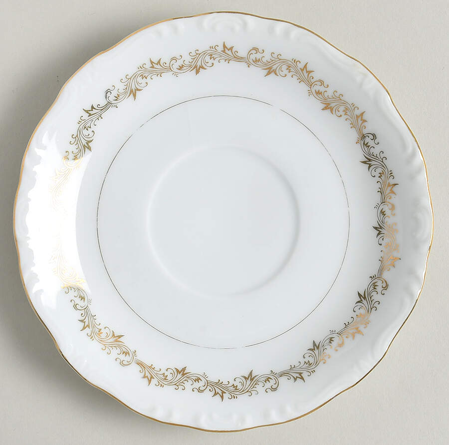 Golden Garland Saucer by Empress (Japan)-1