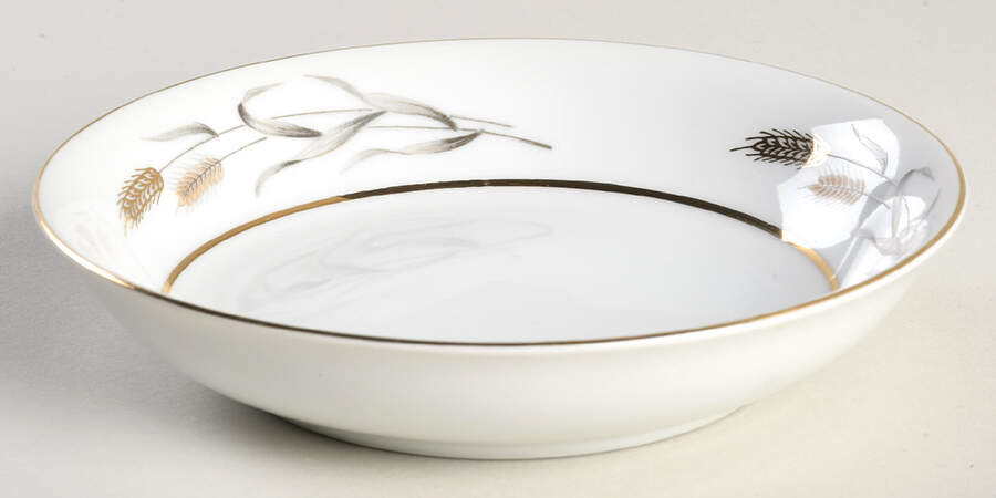Golden Harvest Fruit/Dessert (Sauce) Bowl by Empress (Japan)-1