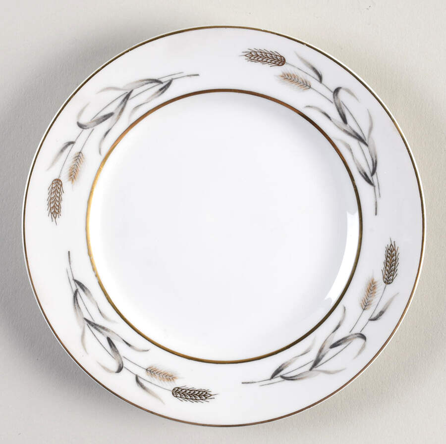 Golden Harvest Bread & Butter Plate by Empress (Japan)-1