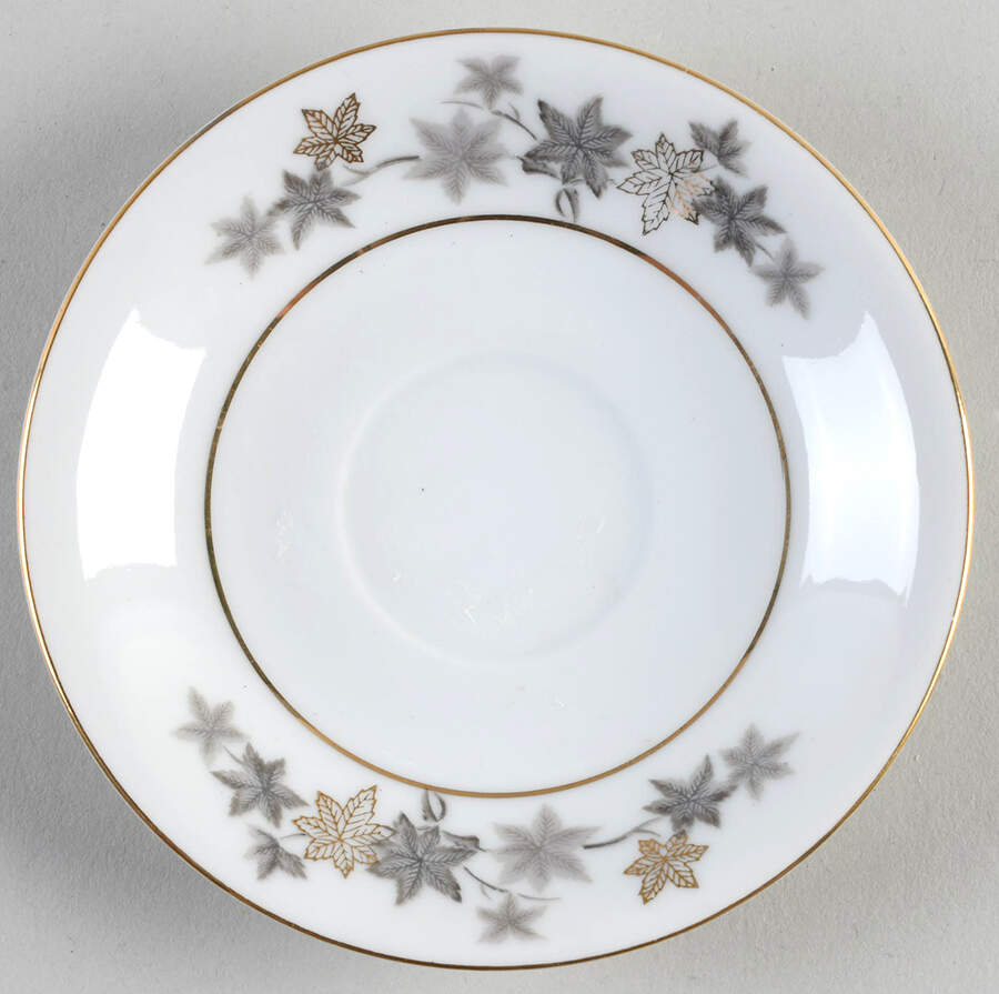 Golden Silhouette Saucer for Demitasse Cup by Empress (Japan)-1