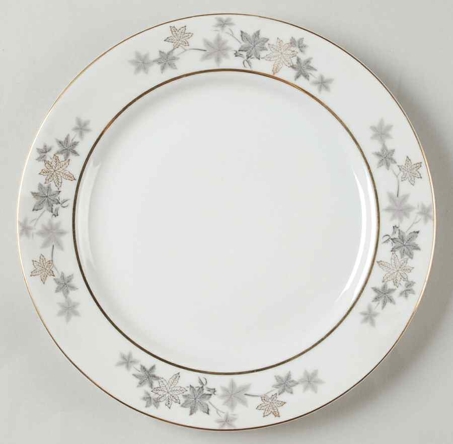 Golden Silhouette Salad Plate by Empress (Japan)-1