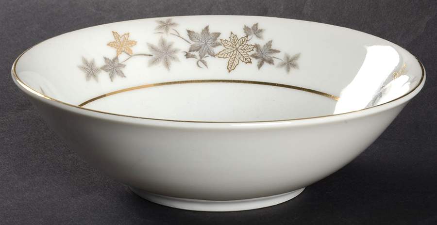 Golden Silhouette Coupe Cereal Bowl by Empress (Japan)-1