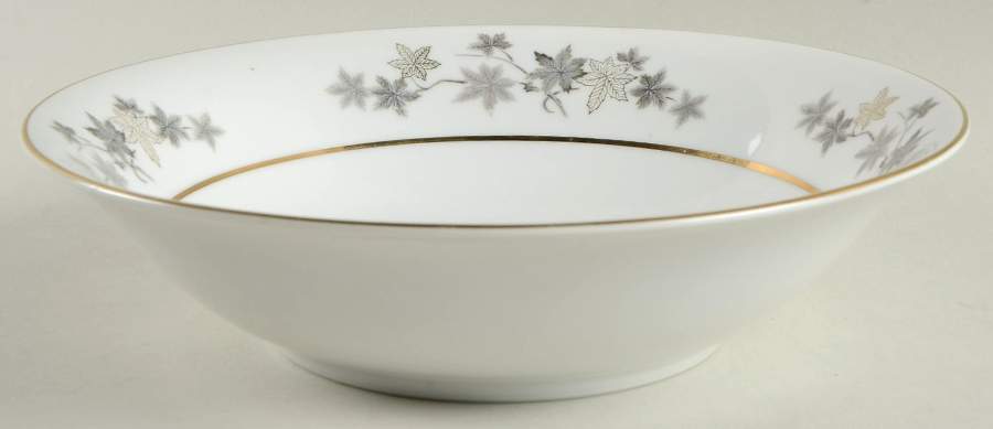 Golden Silhouette 9" Round Vegetable Bowl by Empress (Japan)-1