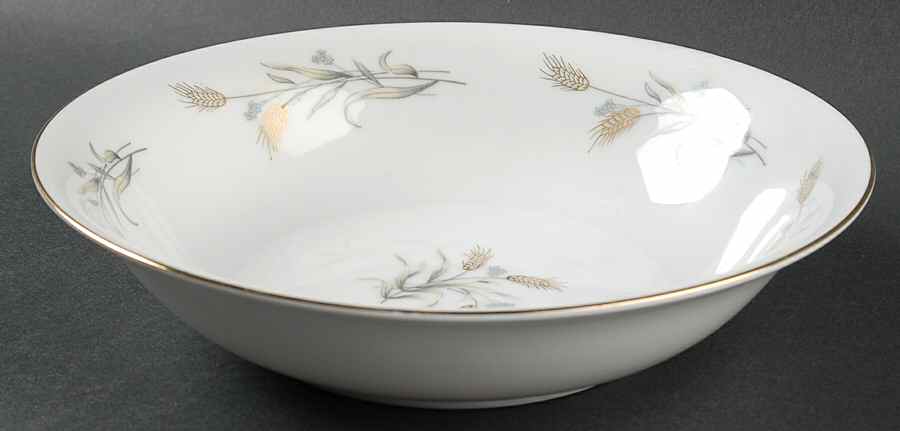 Gold Wheat 9" Round Vegetable Bowl by Empress (Japan)-1