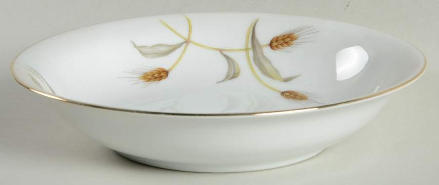 Golden Wheat Coupe Soup Bowl by Empress (Japan)-1