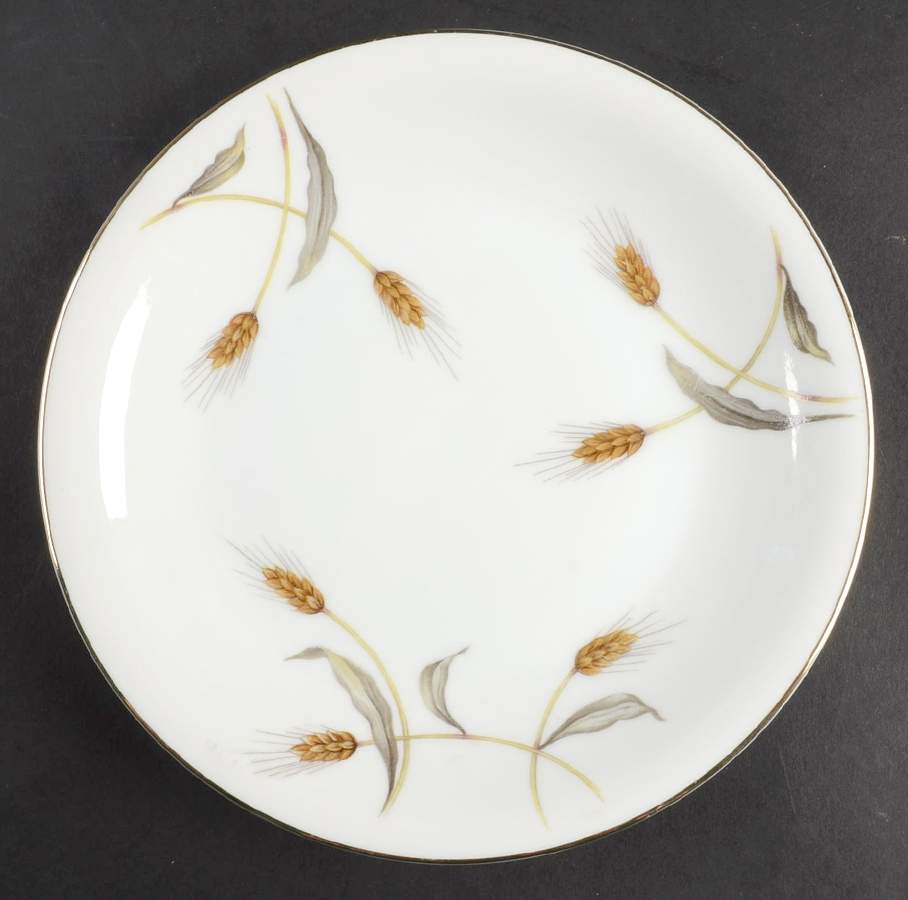 Golden Wheat Salad Plate by Empress (Japan)-1