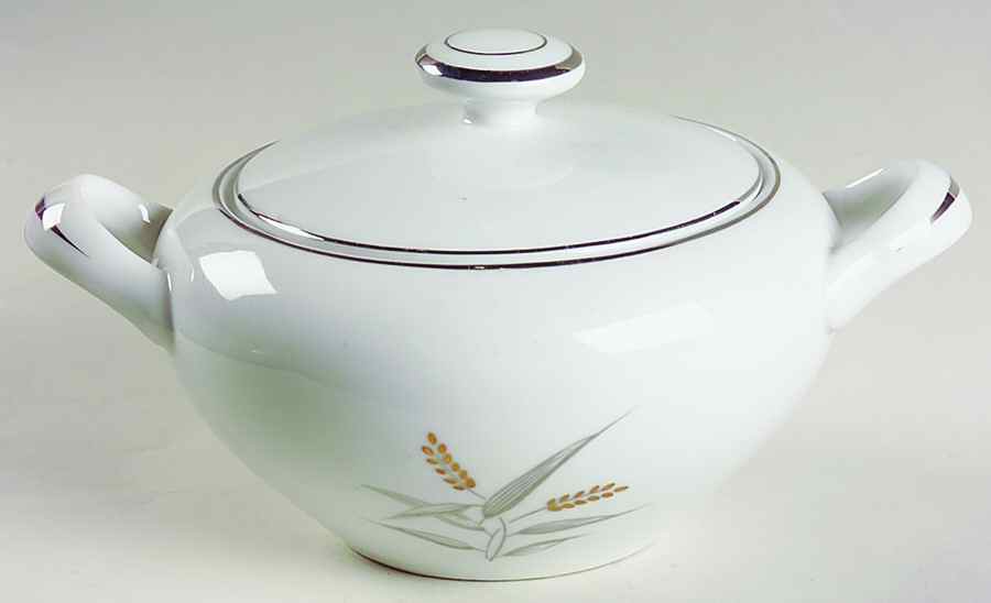 Harmony Sugar Bowl & Lid by Empress (Japan)-1